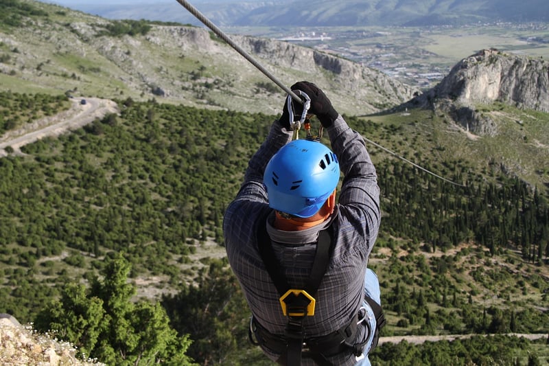 Zip-lining